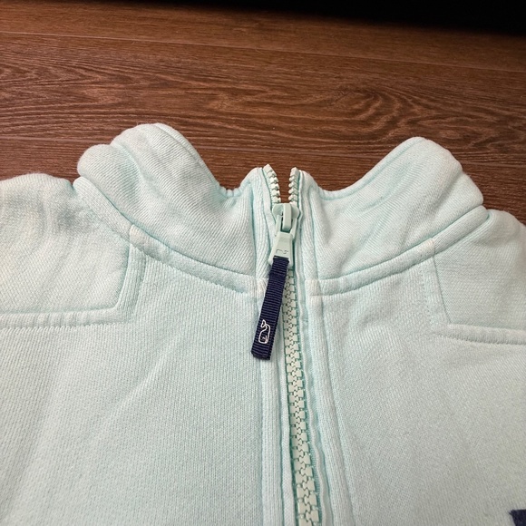 Vineyard Vines Women's Shep Shirt, Aqua, Quarter zip, Long Sleeve, Size S Preppy - Picture 4 of 12